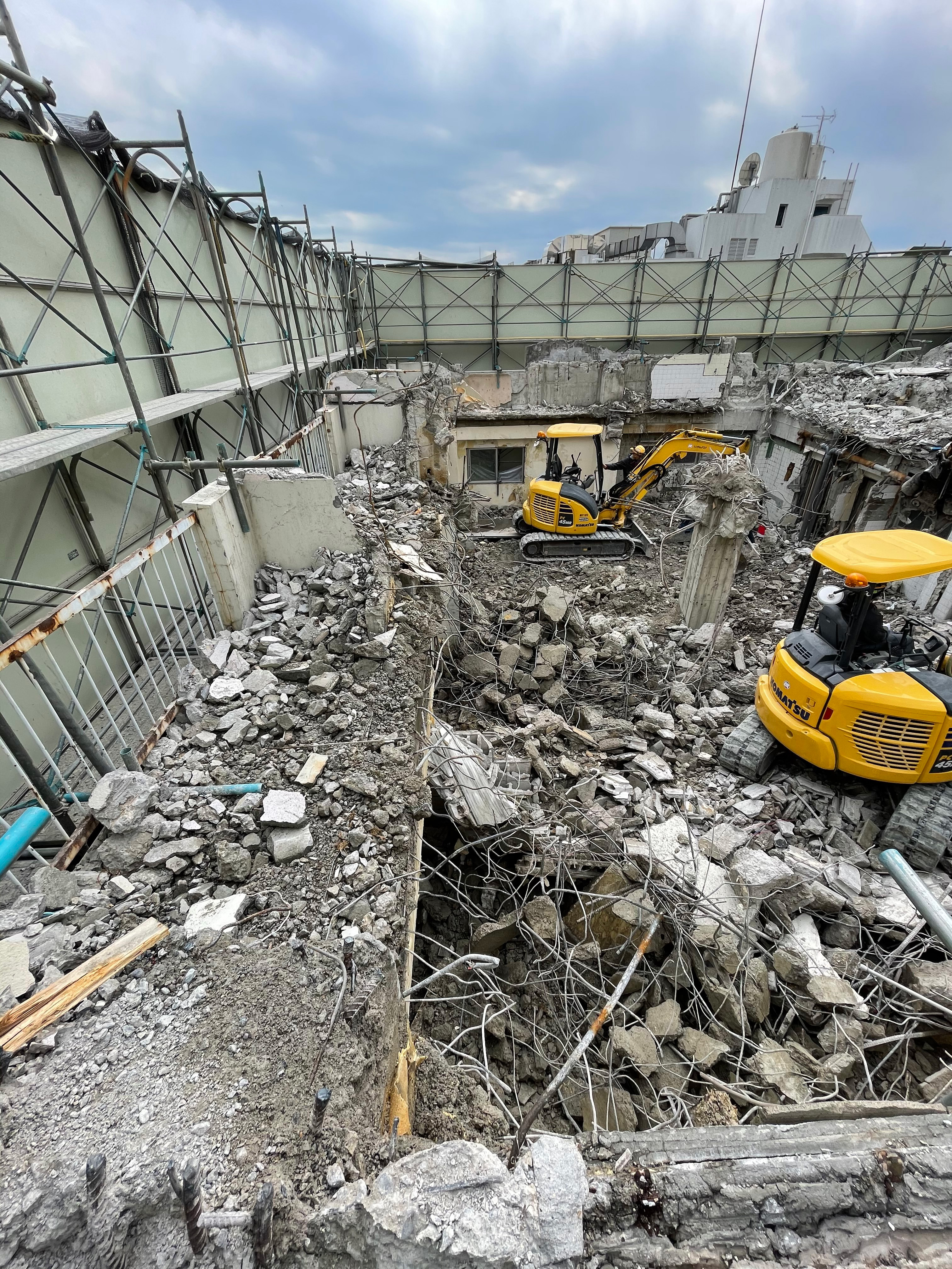 内装工事軽量鉄骨組み