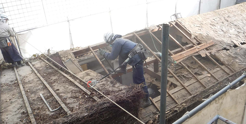 石膏ボード施工